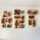 20 Rubber Stamps wood Mounted htf wildlife nature mixed Themes mixed Brands