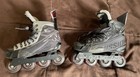 Mission Inhaler Ds5 Inline Hockey Skates Size 5 Black silver Hi-lo Inline