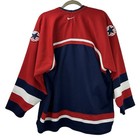 Vintage Team Usa Nike 2002 Winter Olympic Hockey Jersey Men Large Made In Canada