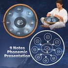 Handpan Drum 18 In 9 Notes G Minor Steel Hand Drum With Mallets For Adult Gift