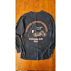 Vintage Real Steel 80s Harley Davidson Long Sleeve Shirt Size Medium  