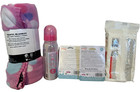 Disney Baby Minnie Mouse Travel Set Bottle Blanket Pacifier Wipes   Holder New