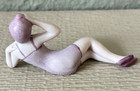 Vintage antique German Bisque Porcelain Art Deco Bathing Beauty Doll