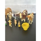 Vintage Plastic Nylintt Farm Animals And People Lot Of 24