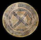 Exquisite Antique Style Islamic Ceramic Bowl With Geometric Design