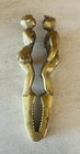 Kissing Couple Vintage Brass Nutcracker