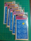 5x Glass Etch Etching Stencil Floral Hearts Flowers Armour Products New