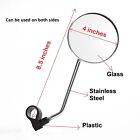Rearview Bike Mirror For Handlebar Glass Bicycle Mirror Adjustable For Both Side