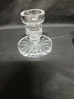 Vintage Waterford Crystal Blarney Pattern Tapered Candlestick Holders 