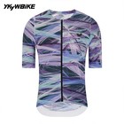 Ykyw Summer Cycling Jersey Soft Light Breathable Mtb Maillot Short Sleeve Shirt