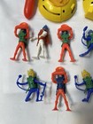 Vintage Marx Britains Stargard Knock Off Alien Space Ship Ufo Plastic Toy Lot