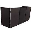 Prox Xf-5x3048b 5 Panel Black Frame Dj Facade W quick Release 180 Deg  Hinges