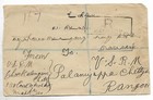 British India To Burma Registered Cover 1910 Vf