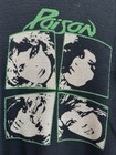 Super Rare Unique Vintage Poison Rock Thermal Long Sleeve Sz L Tall