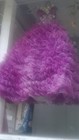 Purple Ruffled Formal Dress With Embellished Bodice For Prom  Quincea  era
