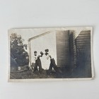 Vintage Photo Boys Boxing Gloves Training Yard Snapshot Amateur Boxing Rppc