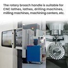 Rotary Broaching - 3 4  Shank Broach Tool Holder Assy Fit For 1 2  Shank Broach