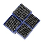 6mm Number Letter Metal Punch Set 36pcs Steel Stamping Tool Set For Imprinting