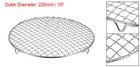 Round Cooking Rack 10-inch Stainless Steel Cross Wire Barbecue Grill With Legs