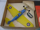 Vintage Cox Thimble Drome Control Line  049 Engine Pt-19 Flight Trainer Airplane