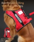 Service Dog Vest For Large Dogs - Air Mesh Breathble Emotional Support Animal   