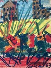 Vintage Rare Original  Pastel Drawing Beat Poet Artist  Ken Kesey Signed 1963