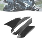 Glossy Black Motorcycle Fairing Aerodynamic Winglets Air Deflector Kit