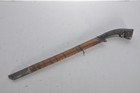 Antique Indonesian Javanese Carved Wood Hilt Sunda Golok Short Sword Large Knife
