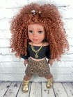 Custom Doll Wig American Girl  10-11 Head Size Made To Fit 18      american