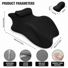 Sweet Spot Couple Pillow Couple Pillow Hip Pad Wedge Pillow Memory Foam 27  angle