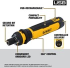 Dewalt 4v Cordless Screwdriver Usb Rechargeable  12pc Bits  Flexdrive