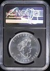 2020 W 1 Oz  5 Canada Silver Burnished Maple Leaf Ngc Ms 70   W  Coa