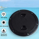 2x 4  Black Round Boat Hatch W detachable Cover Marine Deck Hatch