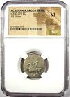 Acarnania Argos Silver Ar Stater Pegasus And Athena Silver Coin 300 Bc - Ngc Vf