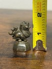 Antique 18th-19th Century 1 5 h Burmese Bronze Chinthe toe Opium Weight Marked