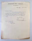 1913 Pembroke Jones Letter To Robert Emmons Manager Of Americas Cup  resolute  