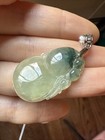 Grade A Natural Burmese Jadeite Pendant Real        S925 Certified                   