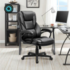 Serta Big   Tall Office Chair Bonded Leather Black Free Shipping