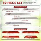 32-pieces Reciprocating Saw Blades Set     Premium Quality Blades Metal