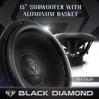 Black Diamond Dia-t15 2d 15  Car Audio Subwoofer 2000w 3  Dual Voice Coil