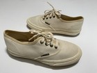 Vintage 80s 90s Women   s Vans Authentic Beige  Made In Usa Size 7 5 