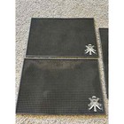 Barber Tool Mat Non-slip Set Of 3 Mats  black 