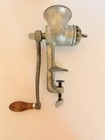 Vintage Universal No 2 Meat Grinder Food Chopper Hand Crank Clamp Made Usa