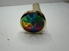 Vintage 1970 s Stained Glass Double Wheel Kaleidoscope