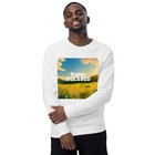 Super Blessed - Unisex Organic Raglan Sweatshirt - White