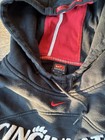 Early 2000s Vintage Nike Cincinnati Hoodie Embroidered Logo Black red Men s L