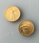 Lot Of 10 Gold 2025 Gold 1 10 Oz American Eagle  5 Us Eagle Mint Bu Coins
