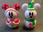 Tokyo Disney Gingerbread Christmas Ornament Mickey Minnie Donald Snowman Used