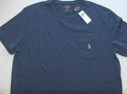 Polo Ralph Lauren Men s Cotton Classic Fit Pocket Pony Tee T-shirt  Blue  Nwt