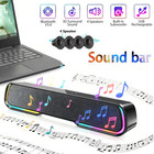 Surround Sound Bar 4 Speaker System Wireless Bluetooth Subwoofer Home Theater